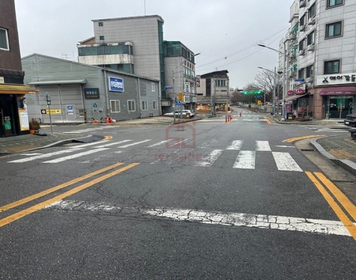도로 교통 라인 도색 시공 전