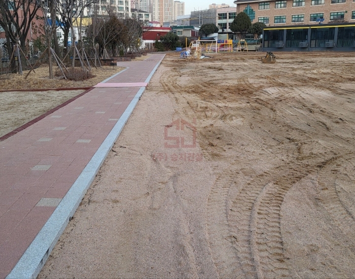 동암초등학교 배수로 공사 시공 전 동암초등학교 배수로 공사 시공 전