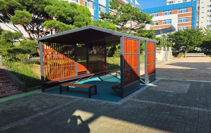 청량초등학교 야외학습장 신설 공사 시공 완료